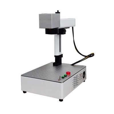 Μίνι Jpt CO2 Metal Silver Gold Fiber Laser Marking Graving Machine 30W 50W 100W
