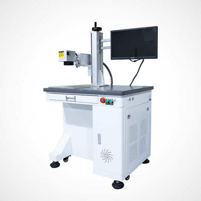 Μίνι Jpt CO2 Metal Silver Gold Fiber Laser Marking Graving Machine 30W 50W 100W