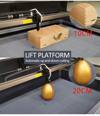 10Μηχανή κοπής με laser gravure 0,6 μm CO2 0-400 mm/s με συσκευή ανύψωσης