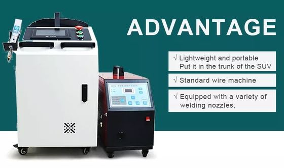 1500w 1000w 2000w χειροκίνητη μηχανή συγκόλλησης λέιζερ αυτόματο τροφοδοτικό συρματόπλεγμα