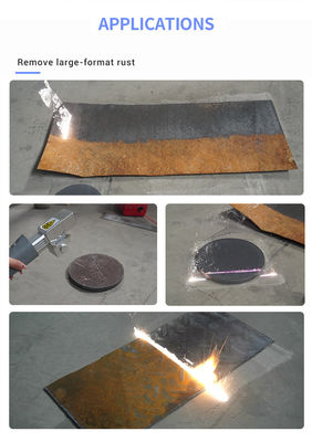 Καθαρισμός σκουριάς 2000W Laser Collimated Spot Διαμέτρου 4-6mm Για ταχεία αφαίρεση σκουριάς