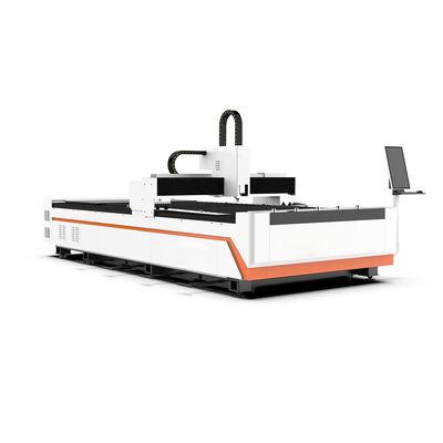 Αυτόματη τροφοδοσία Laser Cutter Fiber Εργασιακό τραπέζι 1500 * 3000mm Cnc Laser Fiber Machine
