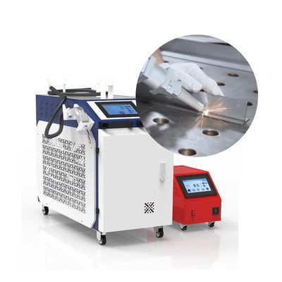 Μηχανή συγκόλλησης λέιζερ ινών 1500W 1,5mm Βαθμό συγκόλλησης Ερυθρό φως ακρίβεια θέσης